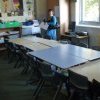 Karen Maber at her desk from 1975 at Sans Souci Public School